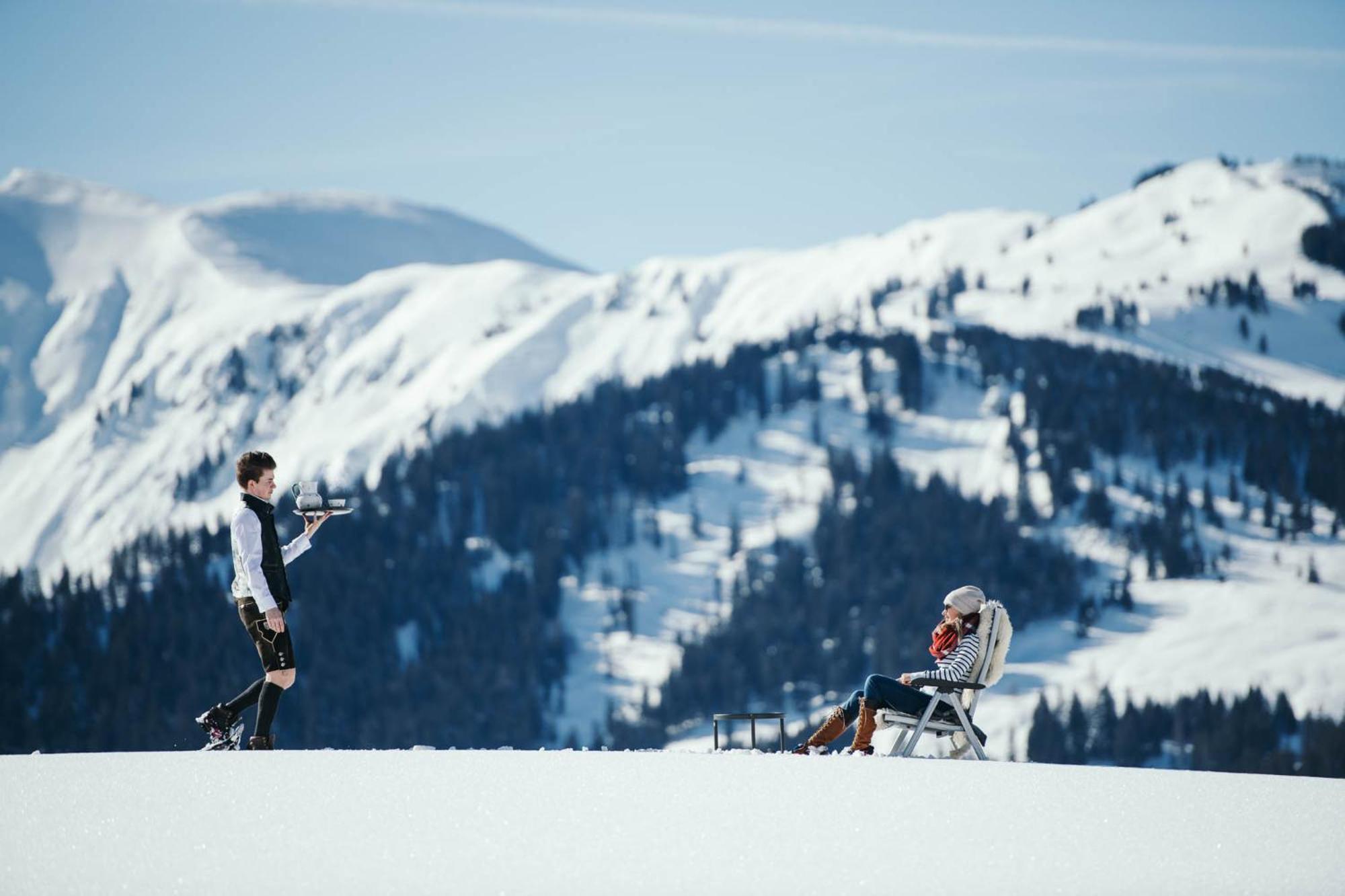 Uebergossene Alm Resort Dienten am Hochkönig Buitenkant foto